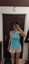 VEQKING-Chaleco de Yoga sin mangas con espalda cruzada, Camiseta deportiva para mujer, camisetas deportivas atléticas para Fitness, camisetas de entrenamiento correr en gimnasio