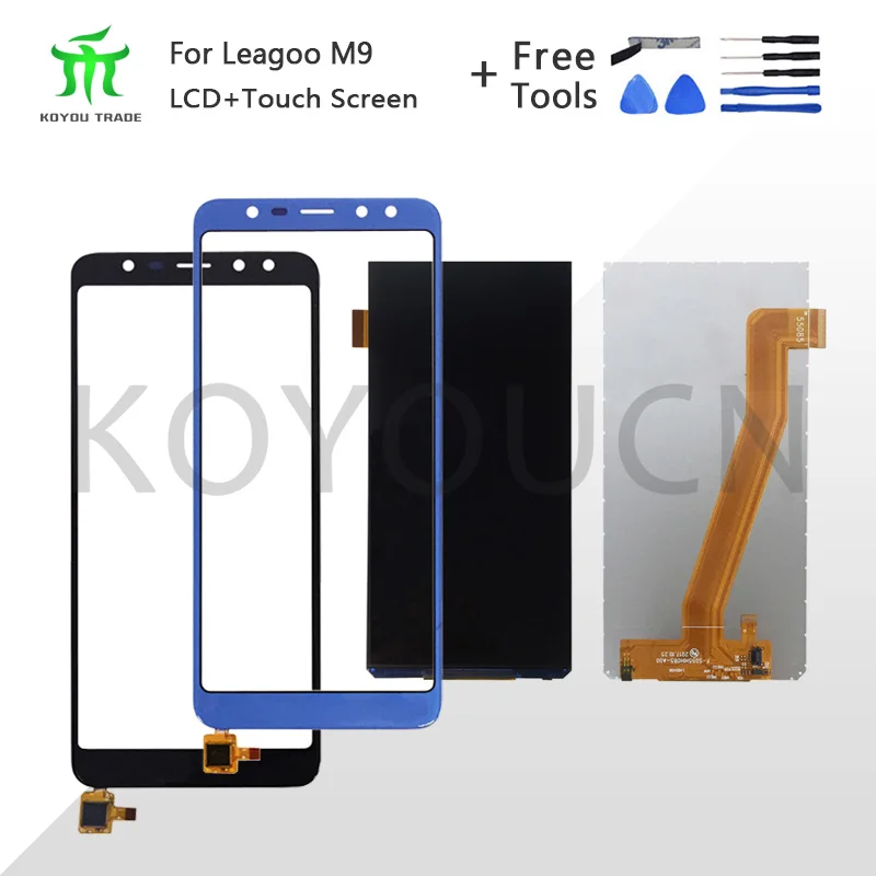 640*1280 для Leagoo M9 ЖК-дисплей + сенсорный экран дигитайзер ЖК панталла панель сенсор с