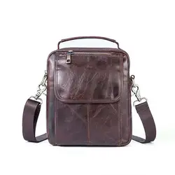 2019 Новое модное Специальное предложение кожаная сумка-мессенджер модная деловая сумка через плечо, портфель для мужчин в черном цвете