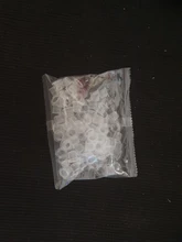Tazas de tinta desechables de plástico para tatuaje, pigmento de maquillaje permanente, soporte claro tapa de recipiente, accesorio de tatuaje, 100 unidades, S/M/L