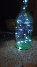 Wine-Bottle Lights-Battery Halloween-Bar-Decor Cork String Led Wedding Christmas Party