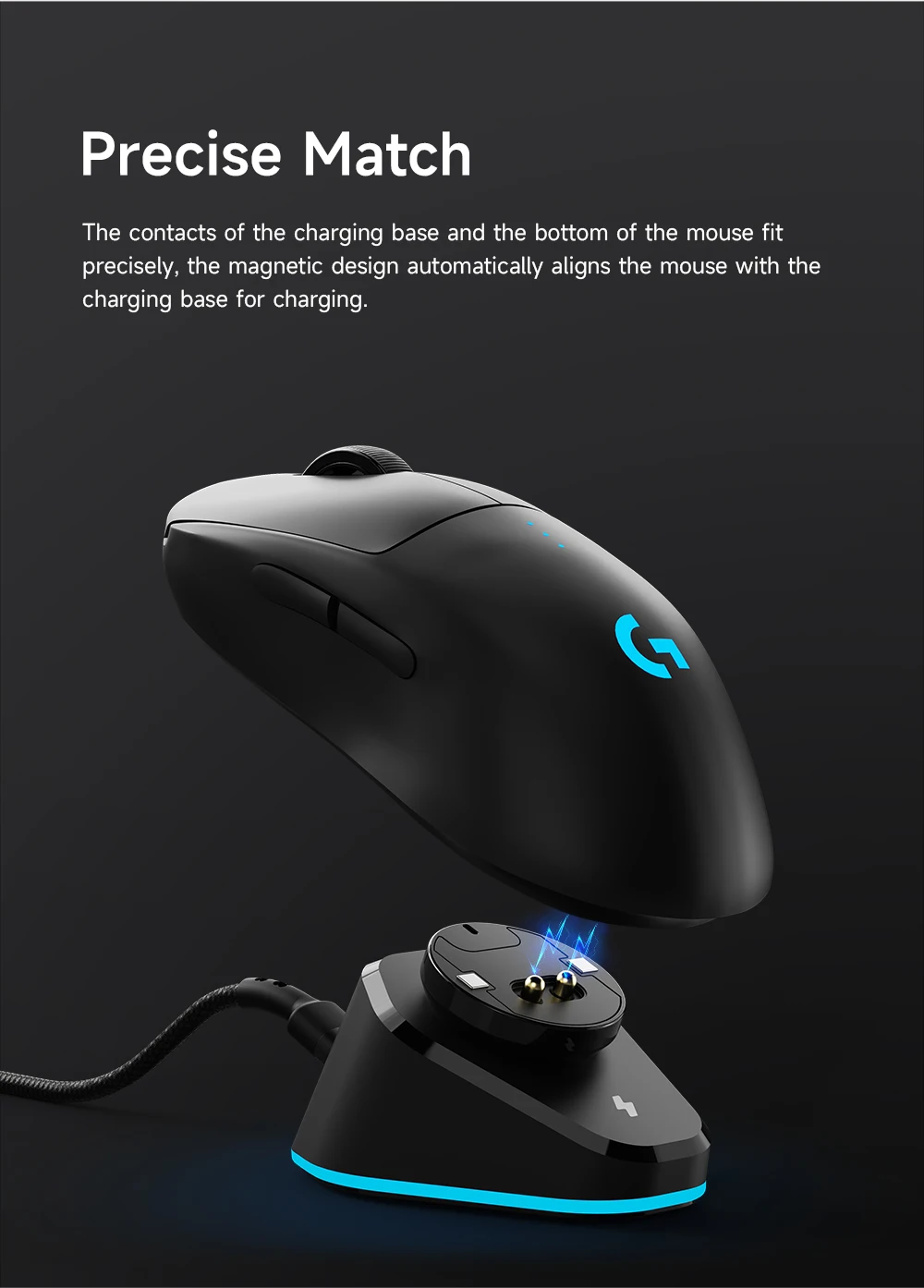 para Logitech G Pro, X, G502, Lightspeed,