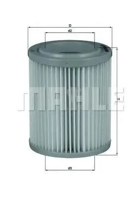 KNECHT LX1768 Фильтр воздушный HONDA CIVIC/CR-V 2.0 01-06