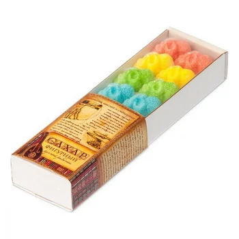 

Sugar Siberian figured sugar, "skulls colored", 140 gr