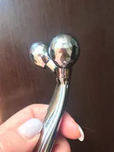 Rodillo masajeador de Estiramiento facial 3D, instrumento de masaje de Metal + ABS, rodillo giratorio 360, con forma de Y para Estiramiento facial Y eliminación de arrugas