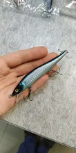 Lures Floating Wobbler Tackle Minnow Fishing-Lure Treble-Hooks Hard-Bait Bass Artificial
