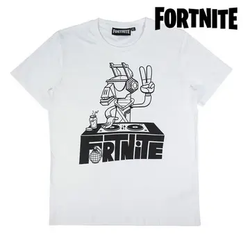 

Child's Short Sleeve T-Shirt Fortnite White