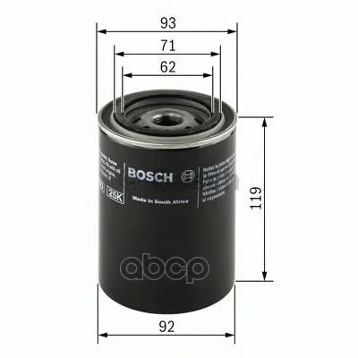Фильтр Масляный 0451103278 Bosch арт. 0451103278