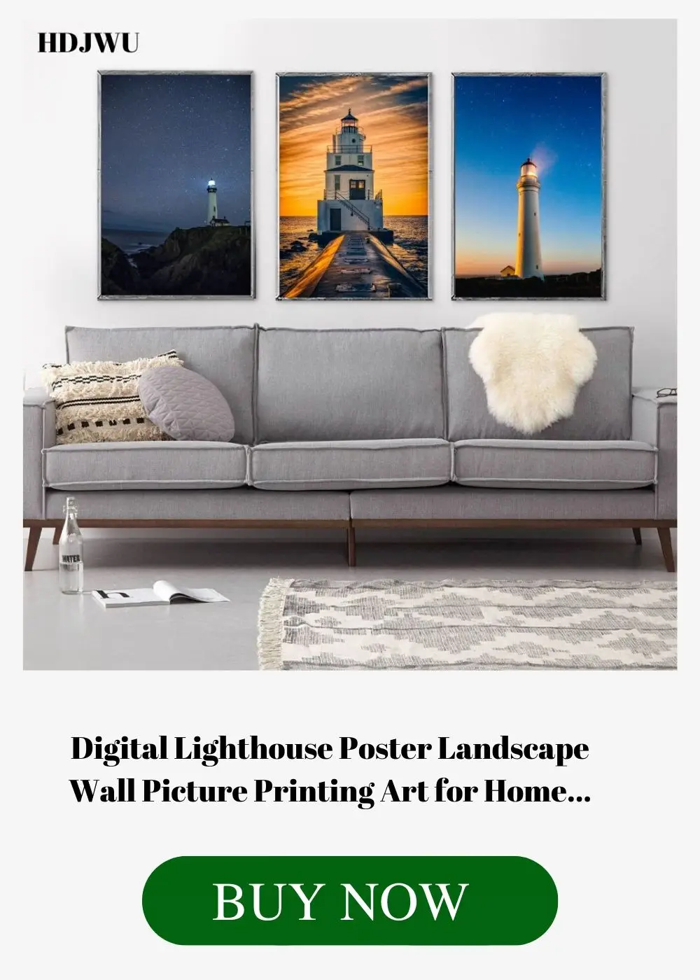 Art Home Decor Canvas Painting Wall Picture Simple Elk Sketch Printing Wall..