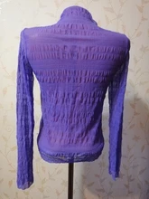 Elegant Tops Shirts Blouses See-Through Spring Women Ladies Summer Sexy Full-Sleeve Fashion