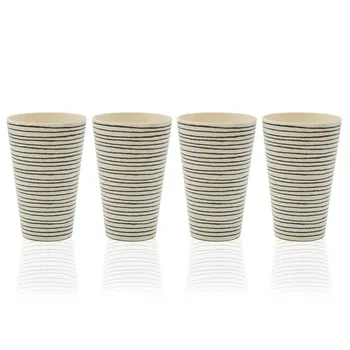 

Set of glasses Bamboo Fibre (8,3 x 13 x 8,3 cm) (4 pcs)