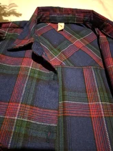 Plaid Shirt Blouse Women Tops Blusas Long-Sleeve Loose Flannel Plus-Size Cotton New-Brand