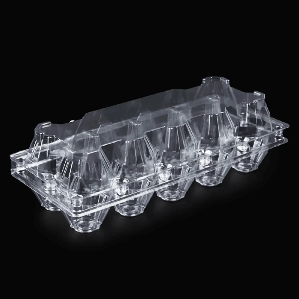 5 Packs Plastic Egg Cartons Bulk Empty Clear Egg Tray Egg Carton