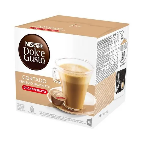 Кофе в капсулах nescaffee dolcegusto 94314 Espresso Macchiato Decaffeinato(16 uds