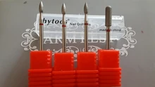 HYTOOS-brocas de diamante para uñas, 25 tipos, cortadores para manicura, rotativa de 3/32 pulgadas