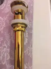 Brass Drain Pop-Up Bathroom Basin Overflow Push-Down Rose-Gold/orb Hole-Design With/without