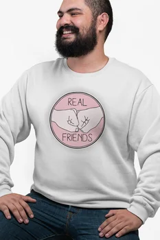 

Angemiel Wear Real Friends Tokalaşan Friends White Men 'S Sweatshirt