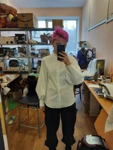 Blusa de gasa de manga larga para verano, camisa de oficina para mujer, tops y blusas para mujer, top de talla grande