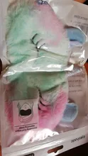 Mascarilla antifaz de fiesta con dibujos de unicornios, cubierta de felpa para dormir, para viajes, casa, niños, regalo