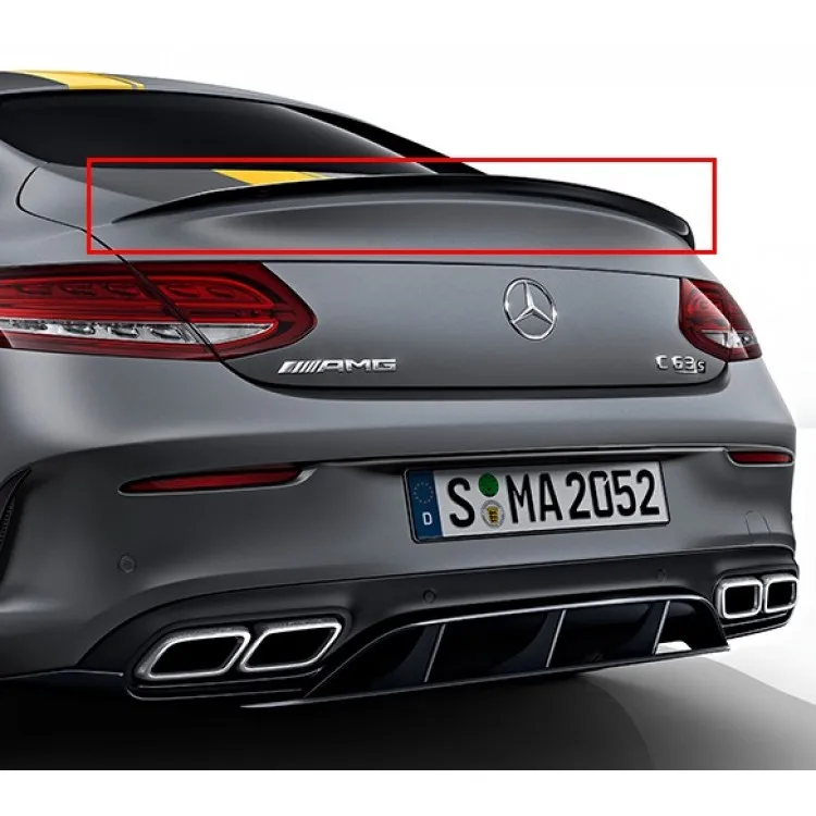 Спойлер Mercedes Benz C Series W205 Coupe (2015-2018) C63 Amg задний багажник Rüzgarlık Plastik | Автомобили и