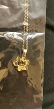 Collar dorado y plateado con huellas de perro y gato para mujer, accesorios de joyería, Gargantilla con pata de Animal