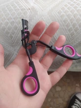1PC negro-púrpura esmerilado con Clip para pestañas Curl ojo cosméticos maquillaje belleza falso rizador de pestañas Curling pinzas las herramientas