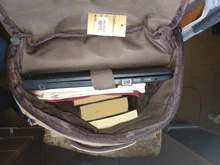 Mochila de lona Vintage para hombre, bolso escolar de viaje de gran capacidad, para ordenador portátil, de alta calidad