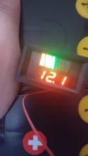 Indicador de nivel de carga de batería de coche, medidor de capacidad de batería de litio de 12V, 24V, 36V, 48V, 60V, 72V, pantalla LED, voltímetro