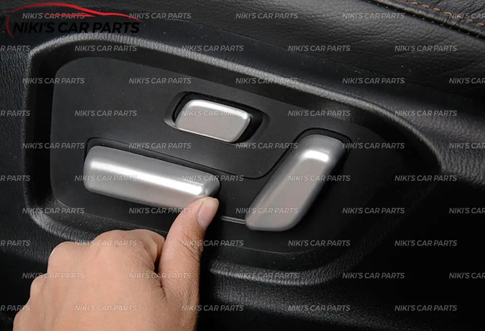Накладки на переключатели сидений для Mazda CX5- ABS пластик хром 6 шт. литье украшение Тюнинг Автомобиля