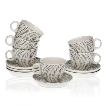 

Piece Coffee Cup Set Neera Porcelain (6 Pieces)