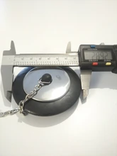 Bathtub-Drain-Stopper Chain Bath-Plug Rubber Stainless-Steel Bathroom with for Home And