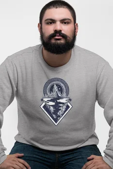 

Angemiel Wear Star Gray Men 'S Sweatshirt