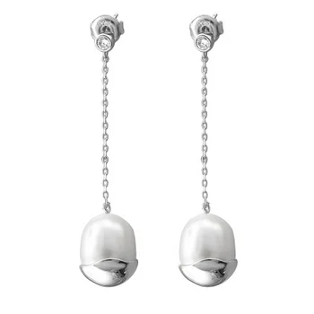 

Esthete earrings with pearls and cubic zirconia