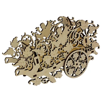 

L-619 wooden billet stand under the bottle 'wheel' 31*12,5*18,5 cm Astra