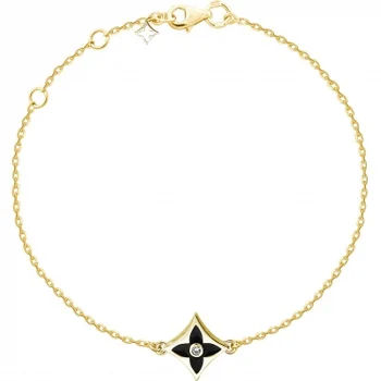 

Esthete bracelet with 1 cubic zirconia in Yellow Gold