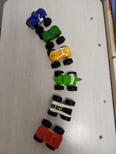 6 unids/set cuerpo máquinas juguetes ruso milagro Crusher camión vehículos figura de cuerpo juguetes para los niños regalos de cumpleaños