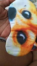 Mascarilla para dormir con forma de perro y gato, protector para ojos, suave, Natural, para dormir, sombra para ojos