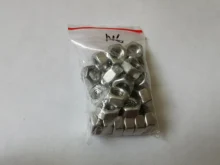 1/2/5/10/25/50/100X M1 M1.2 M1.4 M1.6 M2 M2.5 M3 M3.5 M4 M5 M6 M8 M10 M12 M16 M20 M24 DIN934 hexagonal de acero inoxidable 304 tuerca hexagonal