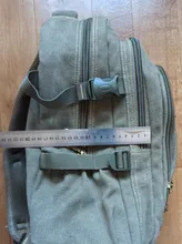 Canvas Backpack Mochila Rucksacks Notebook Schoolbags Laptop Travel-Shoulder Military