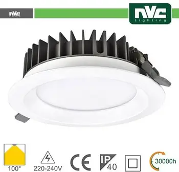 

Downlight LED IP40 15W 5700K 1275LM 100 ° hole: 125mm