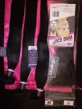 Cuniversitario-mechones de pelo liso con cierre 4x4, cabello humano Remy brasileño de 100%, 3/4 mechones con cierre de encaje suizo marrón medio