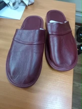 Slippers Men Flat-Shoes Indoor-House Genuine-Cow-Leather Women Home Luxury Male for Mens