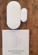 Tuya-Sensor de contacto inteligente ZigBee para puerta y ventana detectores de puerta inalámbricos para el hogar, alarma de aplicación remota para abrir/cerrar