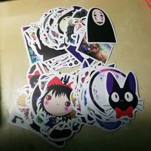 Pegatinas de Anime japonés Ghibli Hayao Miyazaki Totoro, adhesivo de papelería, 10/50/100 Uds.