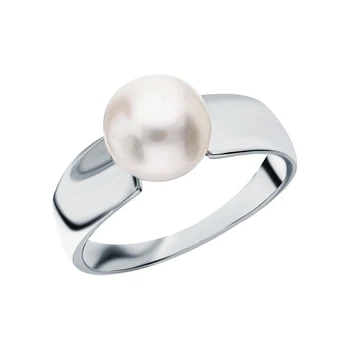 

Silver ring with pearls sunlight sample 925 test