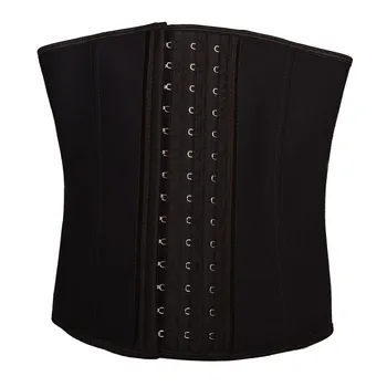 

Black Corset Waist Trainer Latex Corset Waist Control Women Corset and Bustier Slimming Shaper Steel Bone Underbust Corselet