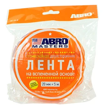 

Abro Masters oe-20-r adhesive tape double sided, 20mm, 5 m.