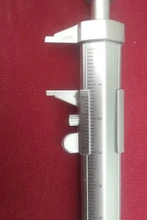 Vernier-Herramienta de calibre, bolígrafo negro/azul, calibrador Vernier plateado, bolígrafo multifunción, regalos escolares creativos, 0-100MM