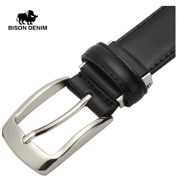 Мужской кожаный ремень Bison Denim W71123, W71122