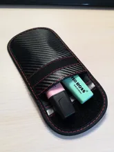 Caja bloqueadora de señal de llave de coche, Faraday Cage Fob Pouch, bolsa de bloqueo RFID sin llave